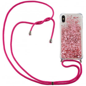 Funda de cordón iPhone 15 Pro Max rosa - Dealy