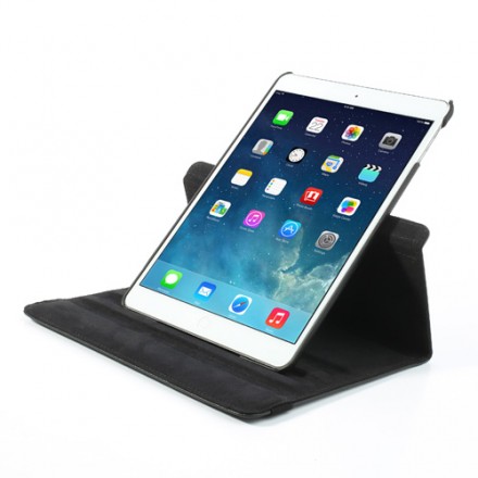 Etui Protection intégrale cuir de qualité, rotation 360° pour. votre iPad  /Air / Pro