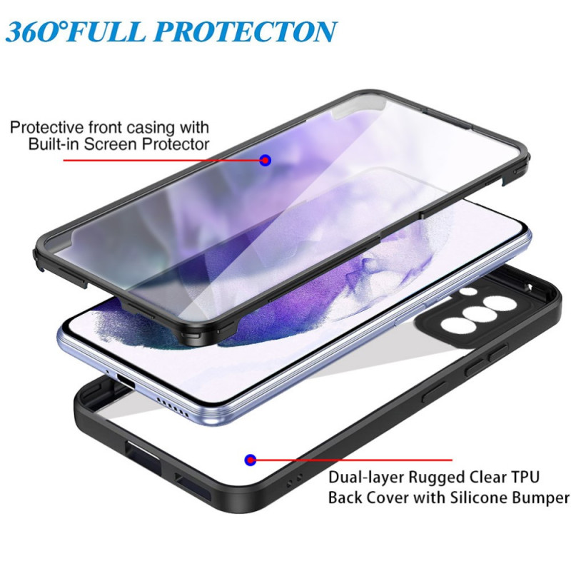Pour Samsung Galaxy A41: Coque Silicone 360° protection Avant et