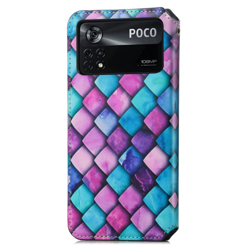 Flip Cover Poco X4 Pro 5g Design Rfid Caseneo Ma Coque 2352