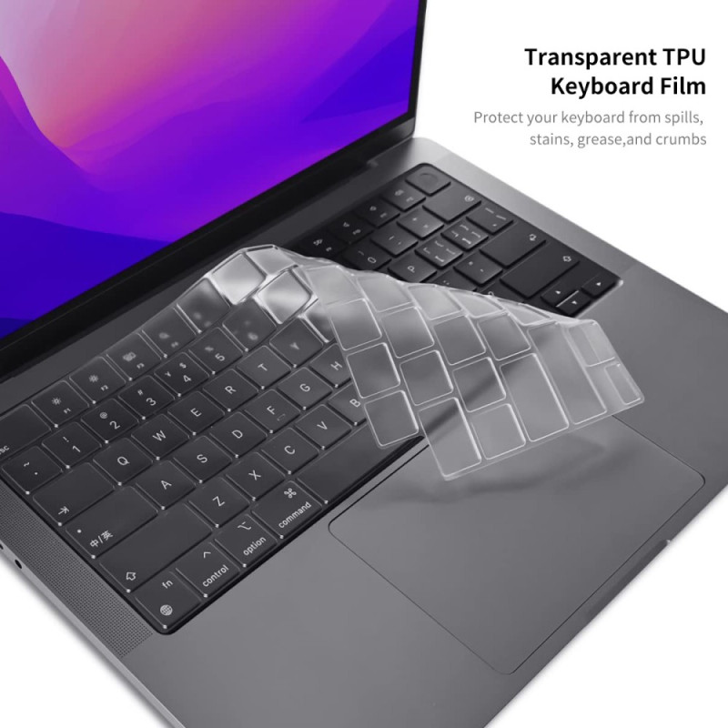 Coque de protection pour Macbook Pro 14 pouces (2021) (a2442) Coque de  protection anti-empreintes digitales mate Pc avant et arrière