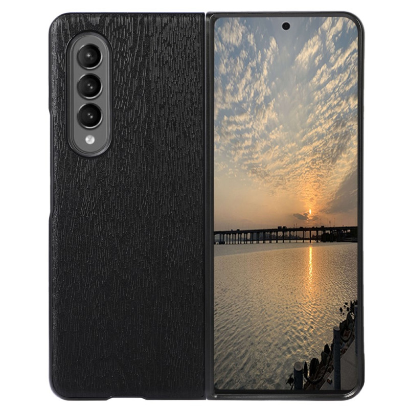 Coque Samsung Galaxy Z Fold 4 Simili Cuir Texture Bois - Ma Coque