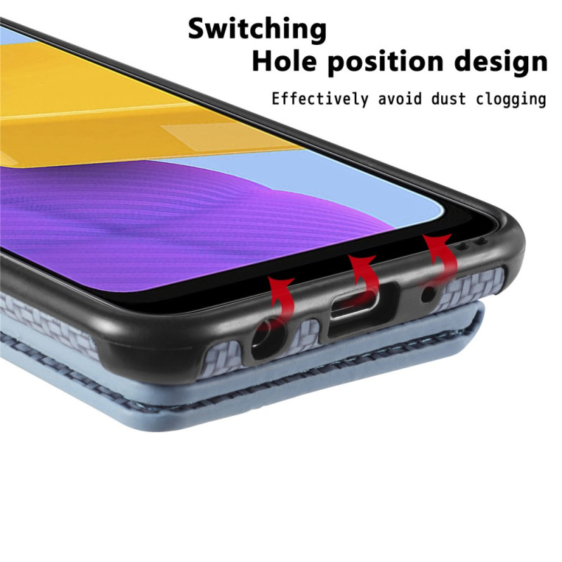 Coque Samsung Galaxy M23 5G Verre Trempé Fibre Carbone