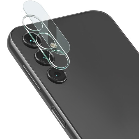 Protecteur en verre trempé + coque hybride Samsung Galaxy A14 4G / A14 5G  transparent