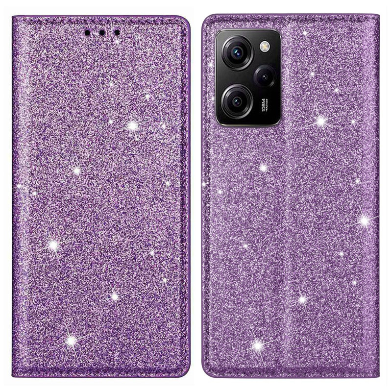 Flip Cover Xiaomi Redmi Note 12 Propoco X5 Pro 5g Style Paillettes Ma Coque 7866