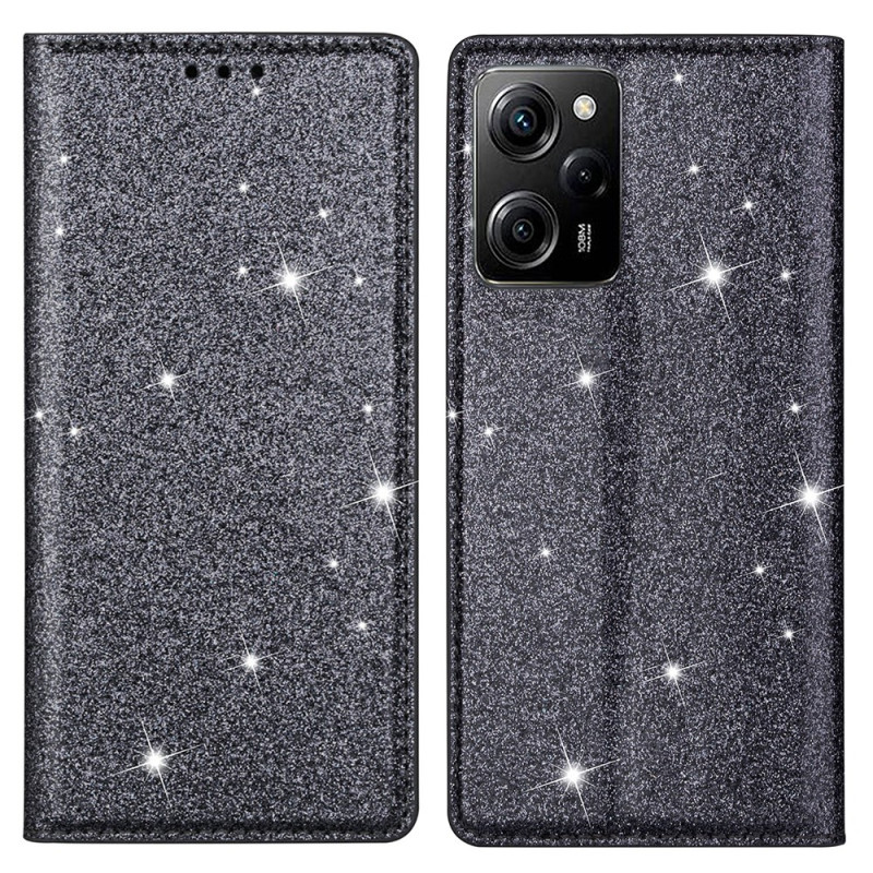 Flip Cover Xiaomi Redmi Note 12 Propoco X5 Pro 5g Style Paillettes Ma Coque 3699