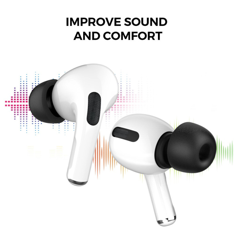 6 x Écouteurs en Silicone Embouts d'oreilles pour Apple AirPods Pro Casque  Écouteurs - Grand - Accessoire Audio - Achat & prix