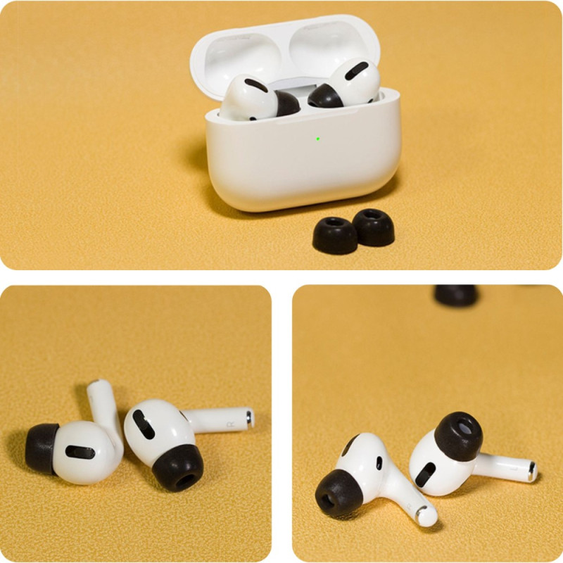 Embouts d'oreilles compatibles avec l'embout AirPods Pro, embouts de  rechange en silicone Perfect 4 PCS (M)