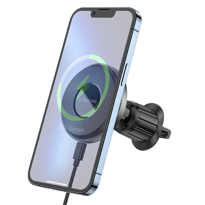 Chargeur et Support Magnétique BOROFONE de Voiture pour Mobile MagSafe - Ma  Coque
