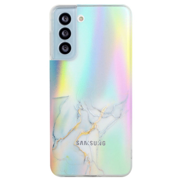 Coque Samsung Galaxy S23 FE Verre Trempé Marbre Coloré