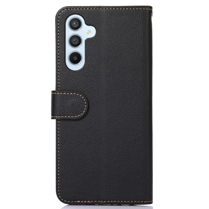 Housse Samsung Galaxy S23 FE Style Litchi RFID KHAZNEH - Ma Coque