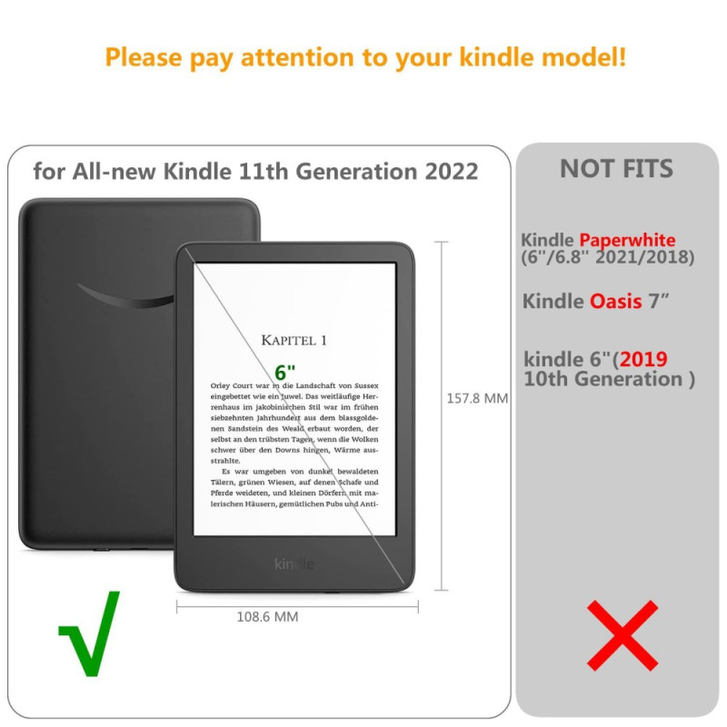 Pour  Kindle Paperwhite 6.8  (11th Gen) Écran Protecteur