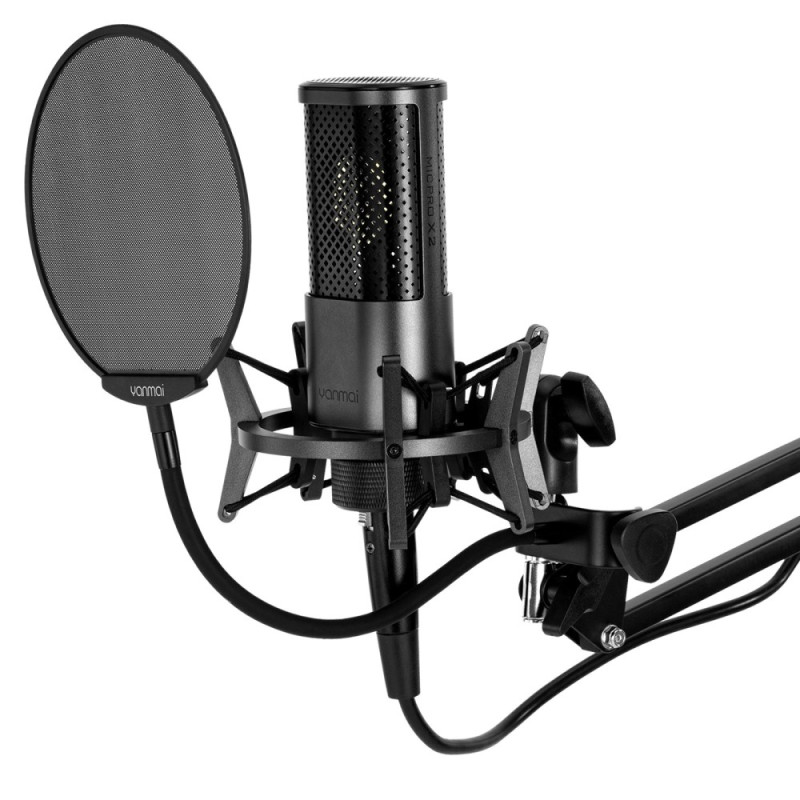 Kit de Microphone pour Enregistrement en Studio sur PC YANMAI - Ma