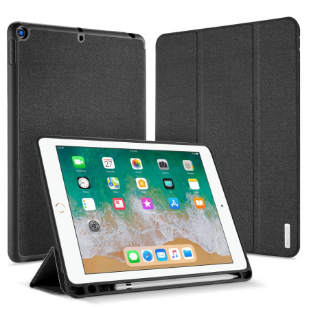 Coque iPad 2018/2017 Cuir 6ème/5ème génération 9,7 Étui Pouces Smart Cover  Case Housse Etui Coque de Protection avec Apple Pencil Holder Support Multi  Angles iPad Air 2 / iPad Air 1, Bleu : : Informatique