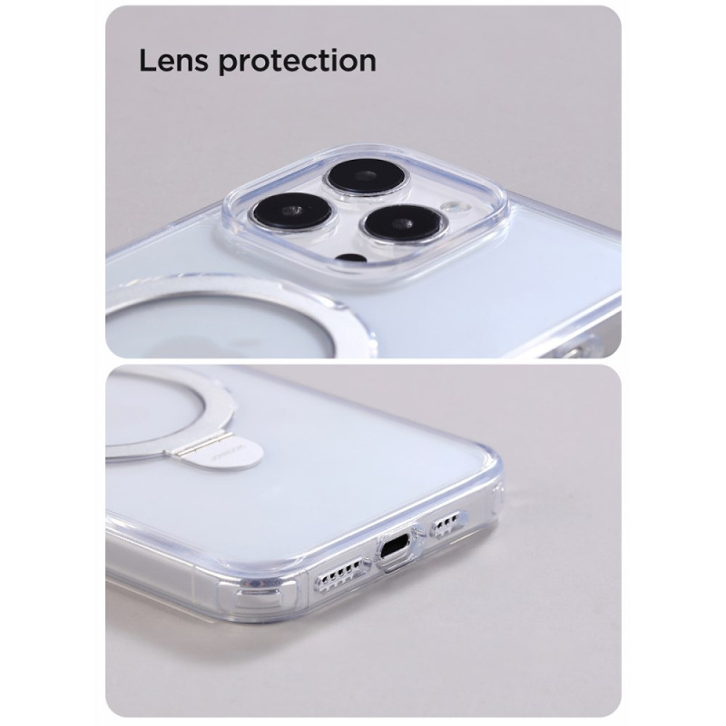 Coque Touch Pure GRS compatible MagSafe pour iPhone 15 Pro blanche