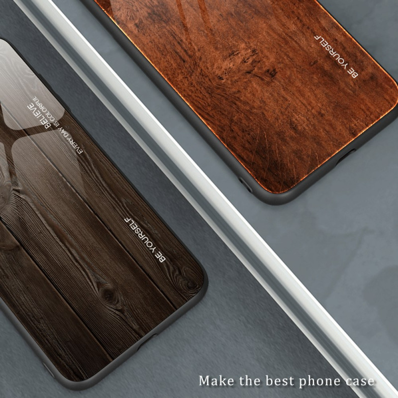 Coque Samsung Galaxy S20 FE Verre Trempé Design Bois - Ma Coque
