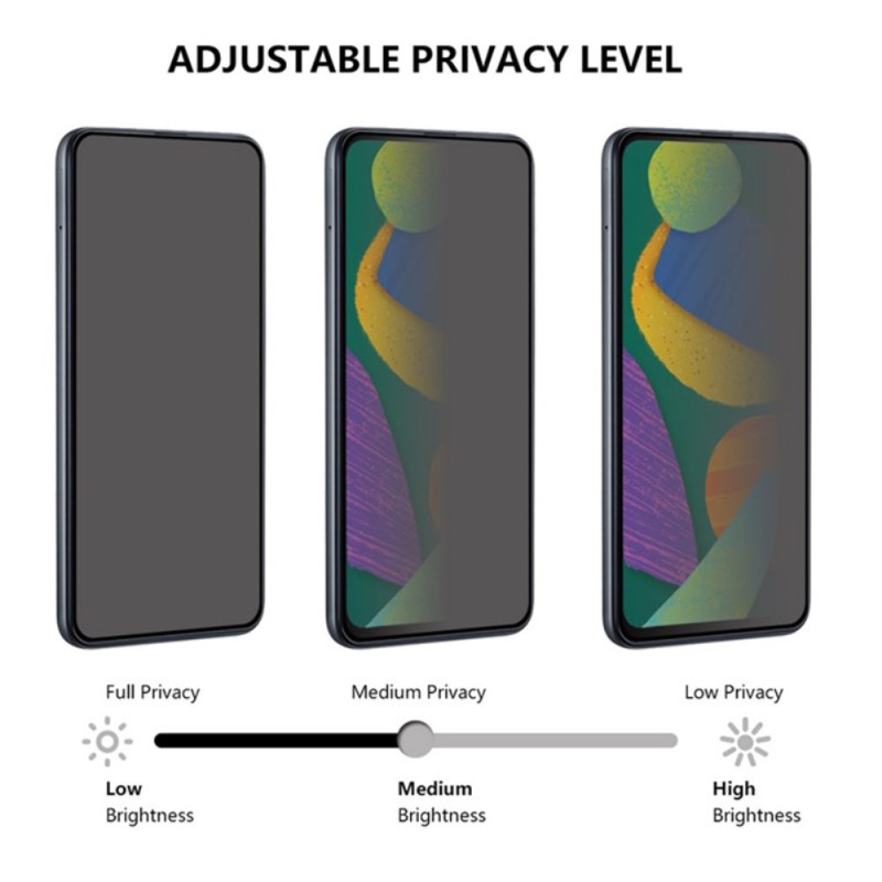 Film Protection Protecteur d'Ecran Verre Trempe Privacy pour Samsung Galaxy  A25 5G Clair