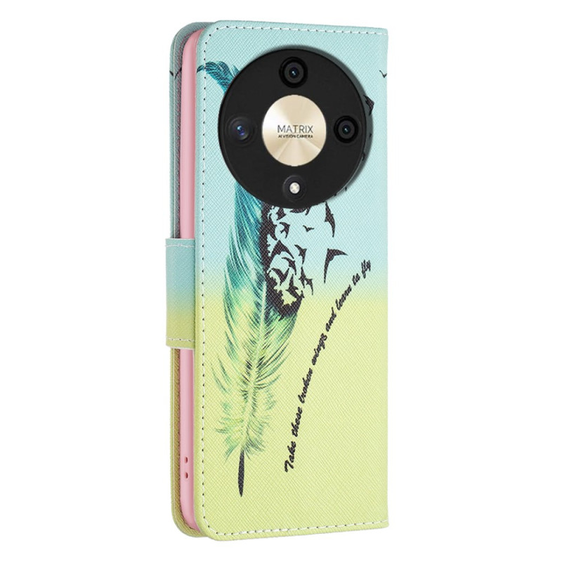 Housse Honor Magic 6 Lite X9b Plume Et Oiseaux Ma Coque