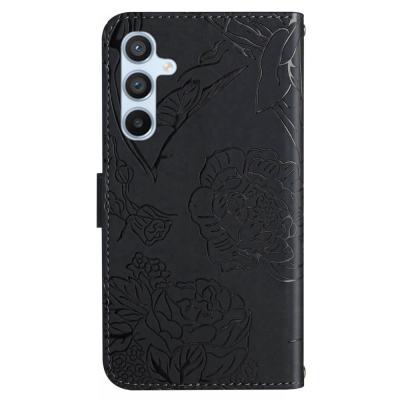 Houuse Samsung Galaxy A55 5G Papillons avec Lanière - Ma Coque