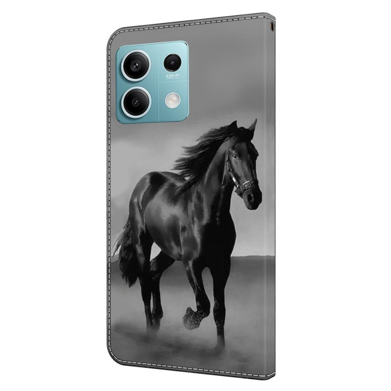 Housse Xiaomi Redmi Note 13 5G Cheval Noir - Ma Coque