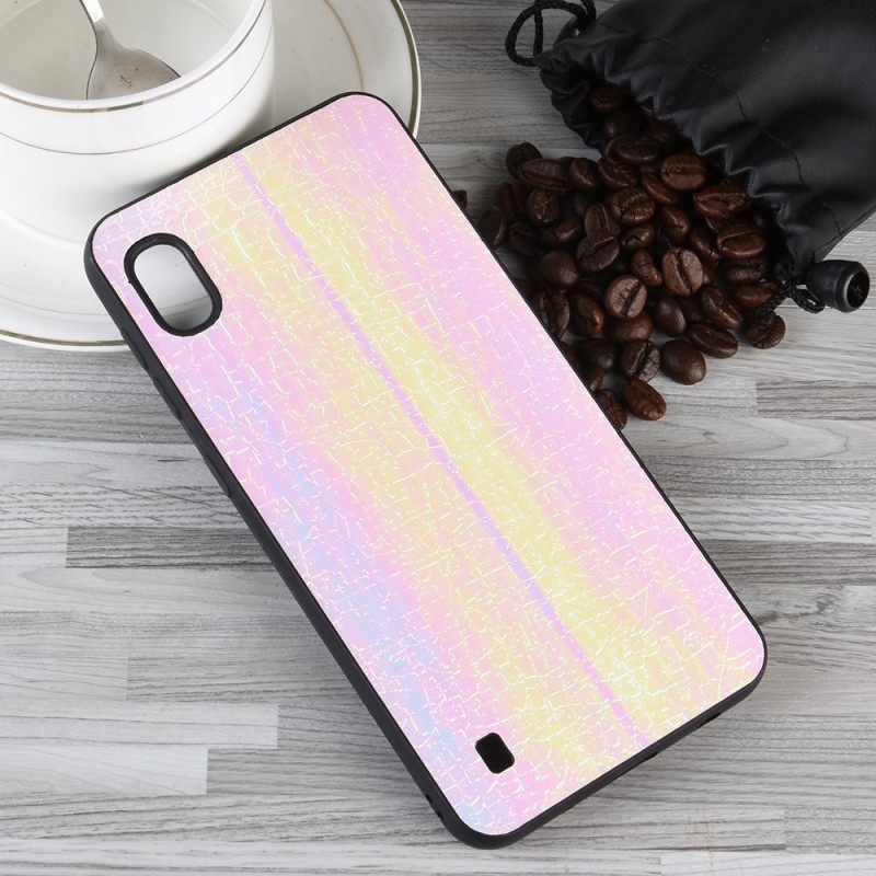 Coque Samsung Galaxy A10 Effet Cuir Look Classique