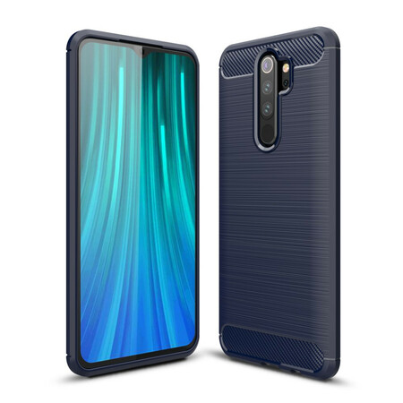 Coque Xiaomi Redmi Note 8 Pro Fibre Carbone Brossée