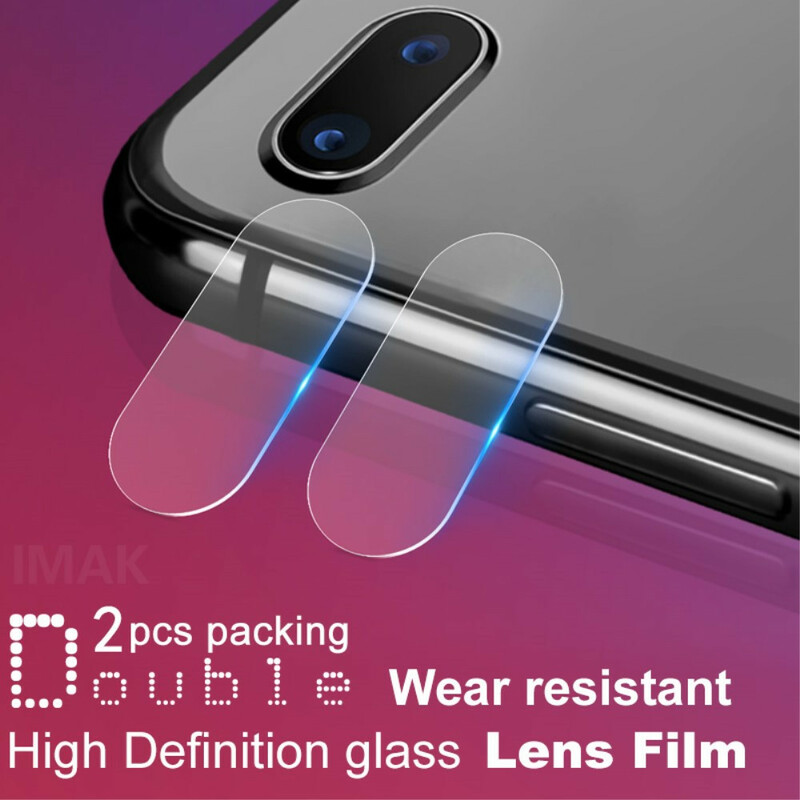Vente verre trempé iPhone X, Xs Max, protection rayures caméra arrière