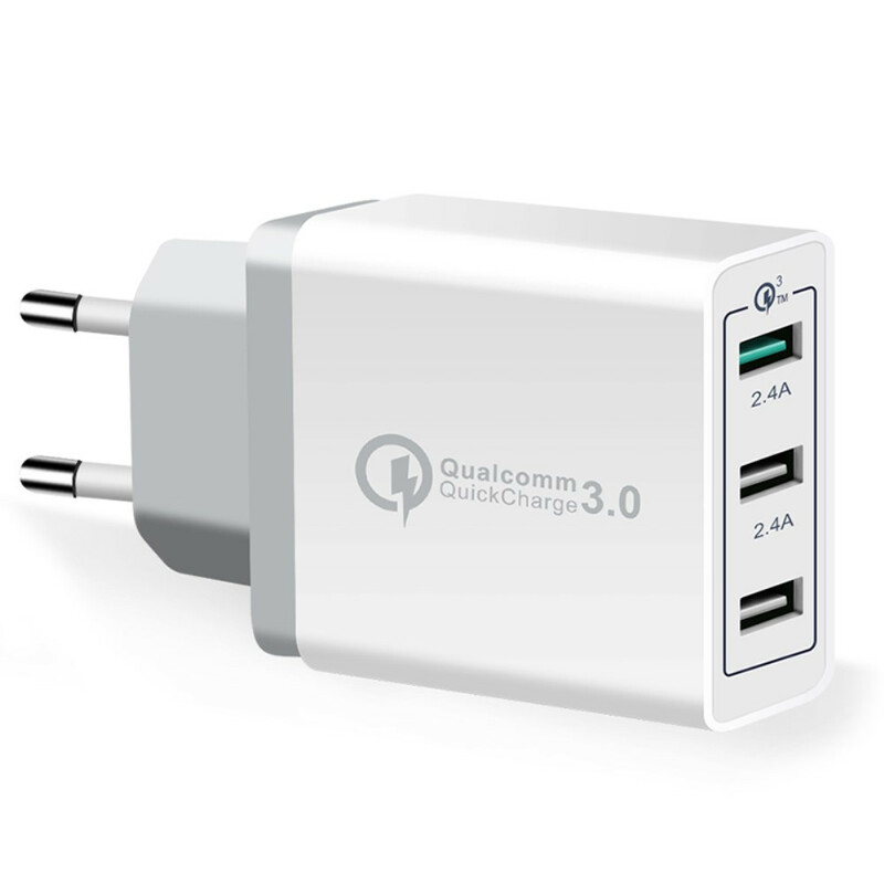 Adaptateur Chargeur USB Rapide 3 Ports - Ma Coque