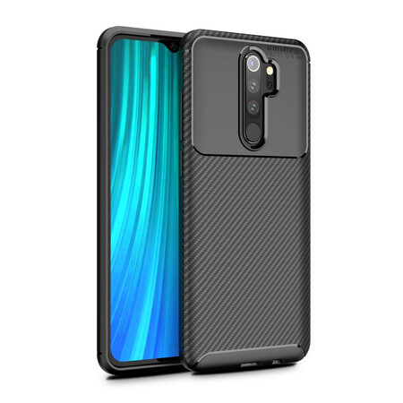 Coque Xiaomi Redmi Note 8 Pro Flexible Texture Fibre Carbone 