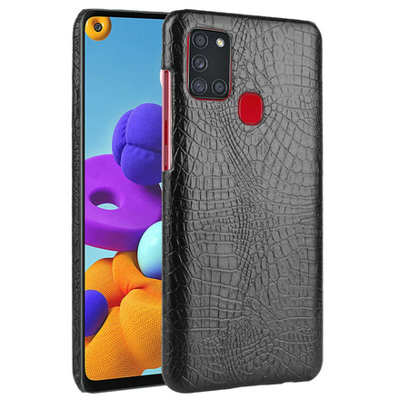 Coque Samsung Galaxy A21s Effet Peau de Crocodile