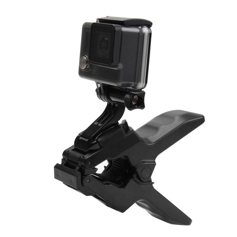 Fixation pince pour caméra GoPro avec base rotative